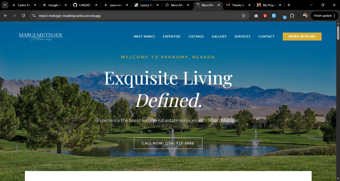 Luxury Real Estate Landing Page